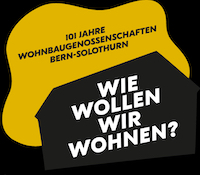 Logo 101 Jahre - Wie wollen wir Wohnen